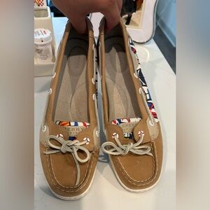 Sperry Women’s Tan Leather Boat Shoes * Sz. 10